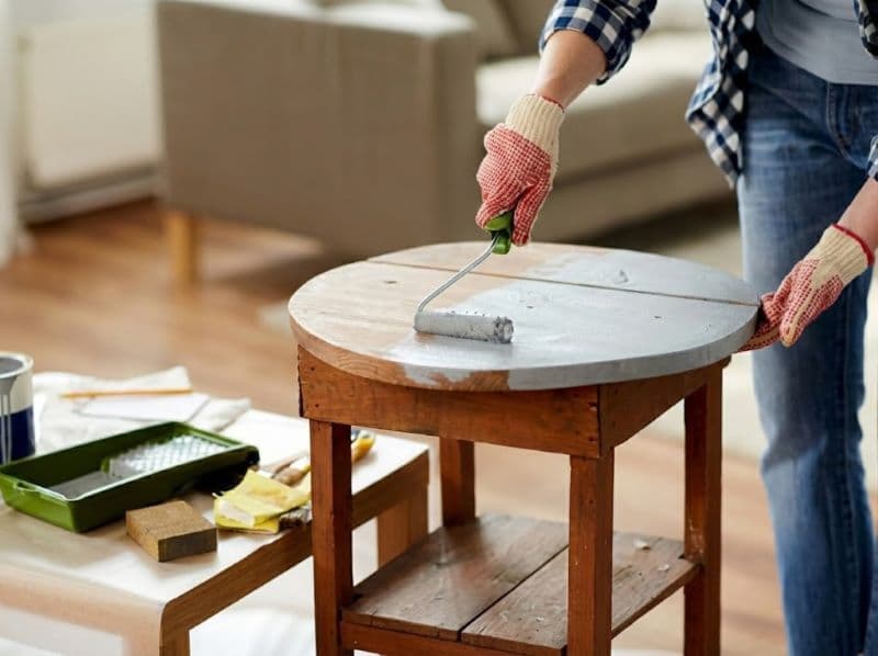 Restored furniture example